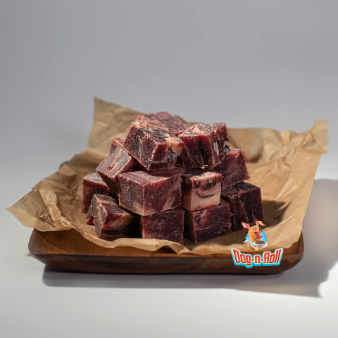 Обрезь говяжья рубленая кусочками 2-3 см