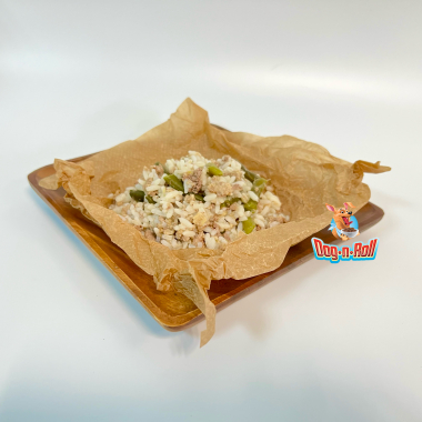 Готовый обед для собак отварная говядина с рисом и стручковой фасолью 750 г